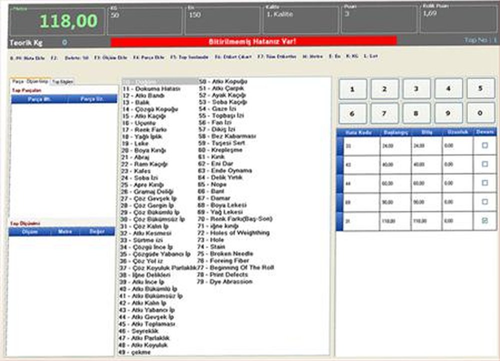 Fabric Quality Control Software Screenshot 1