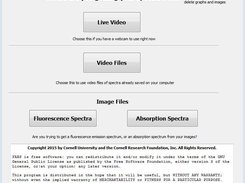 Live streams for webcams, video file and image files are all acceptable