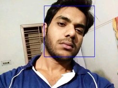 Detecting face from an image that is placed in external storage