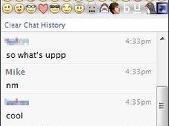 The ChatBar on a regular Facebook chat window