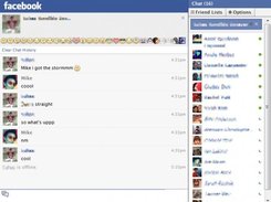 The ChatBar on a pop-out Facebook chat window