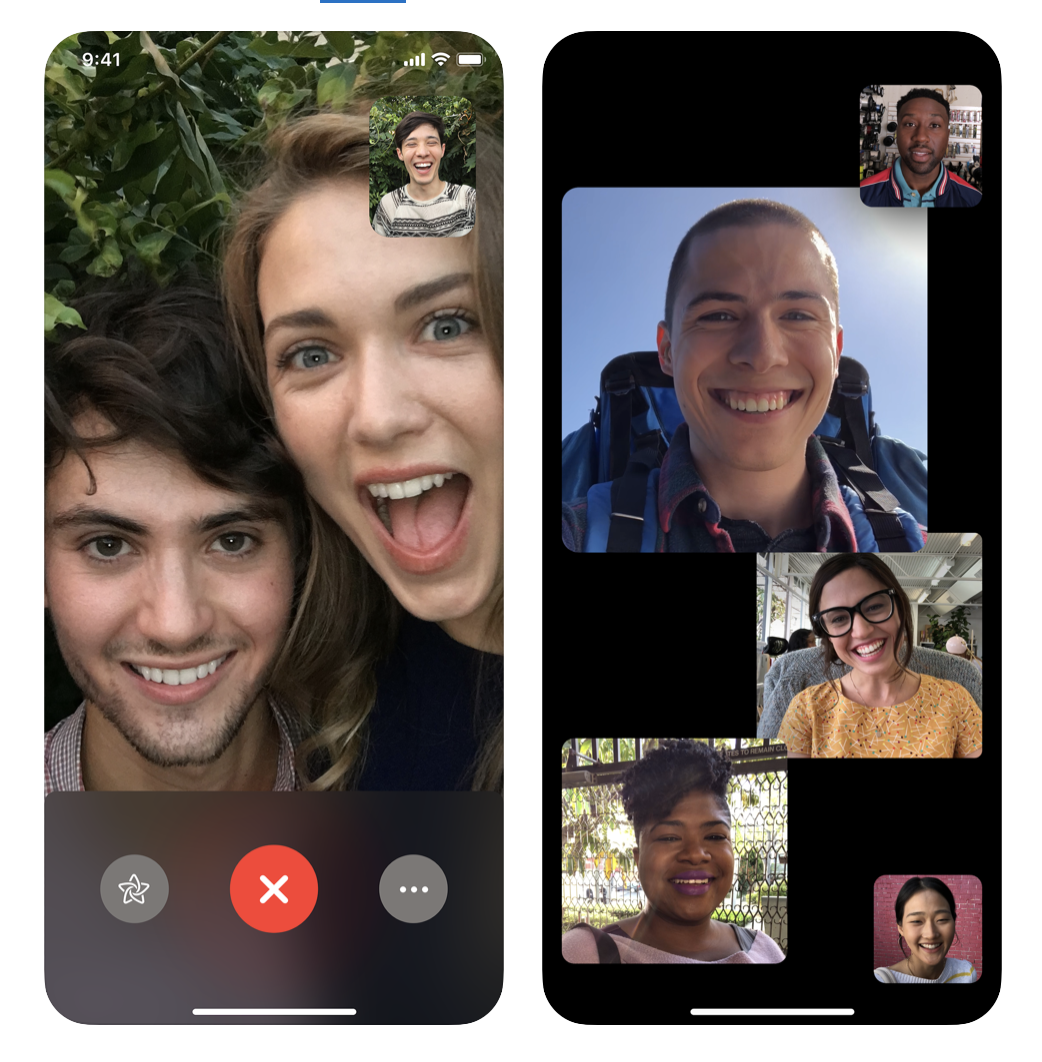 FaceTime Screenshot 1
