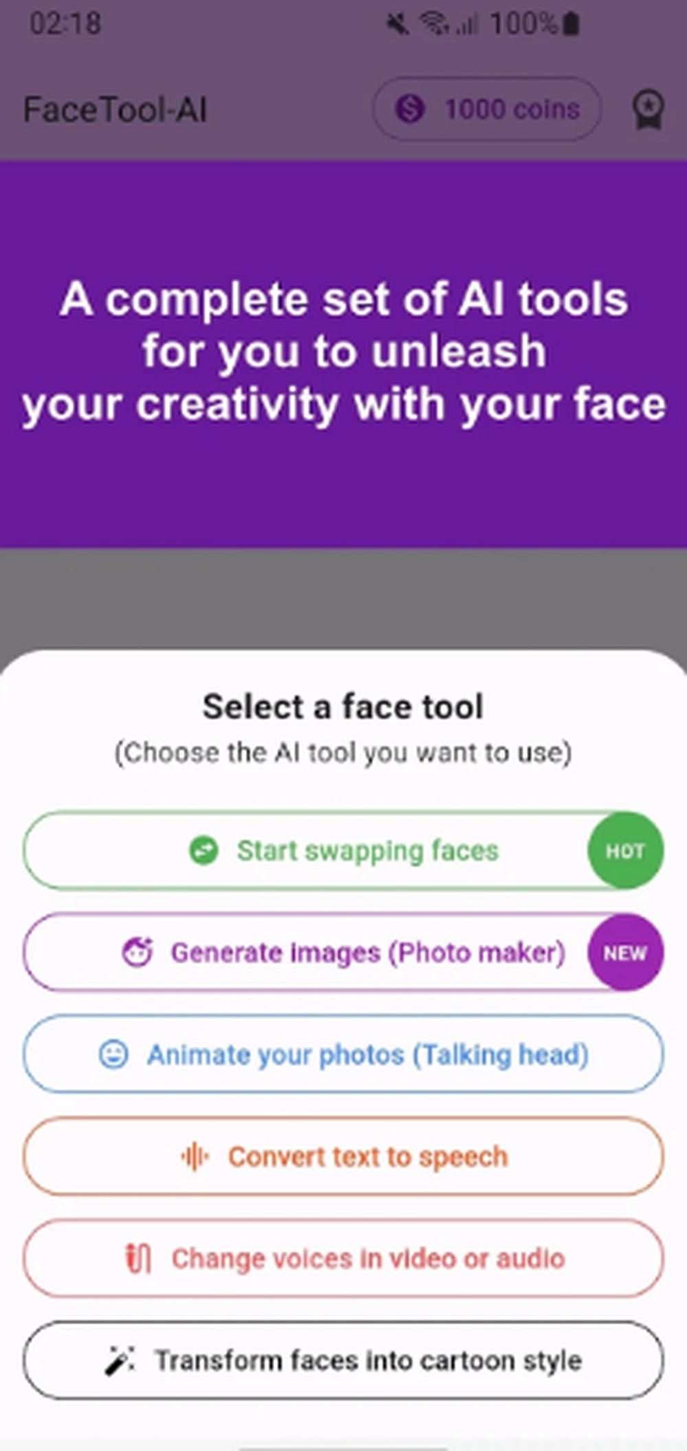 FaceTool Screenshot 1