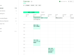 Calendar View