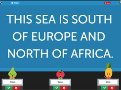 Factile example geography question