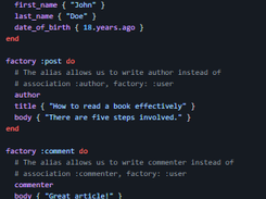factory_bot Screenshot 1