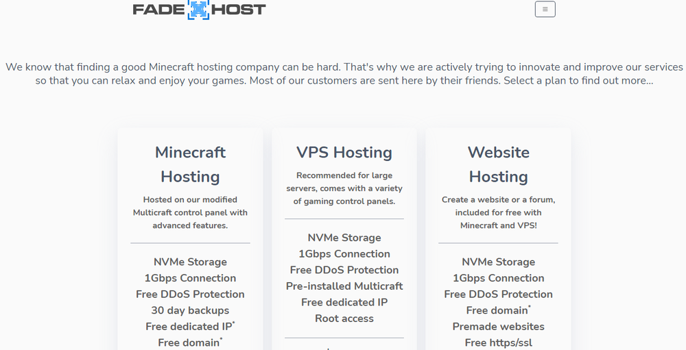 FadeHost Screenshot 1