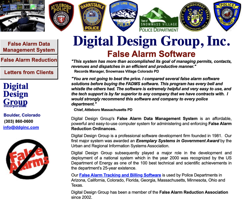 FADMS Screenshot 1