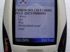 Evidences picked in a cell phone. Objective Symptoms Review.