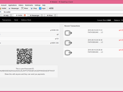 Wallet Overview page