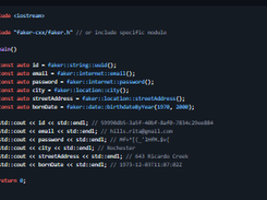 faker-cxx Screenshot 1
