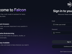 Falcon Chat Screenshot 1