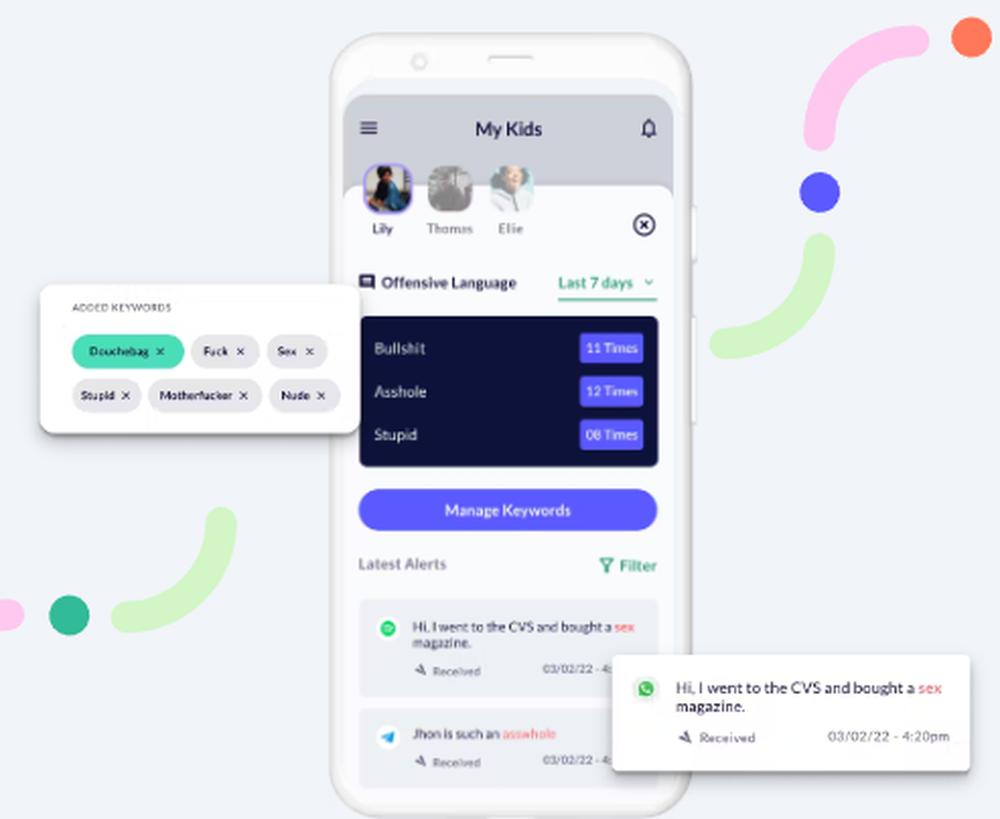 FamilyKeeper Screenshot 1