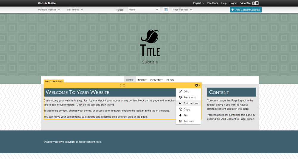 Famral Website Builder Screenshot 1