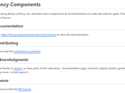 Fancy Components Screenshot 1