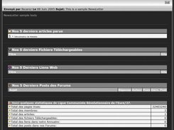 NewsLetter preview, with automatic PHP-Nuke stats generation