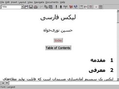 Editing a Persian LyX document with FarLyX