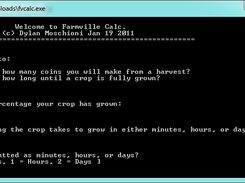 FarmVille Calculator Screenshot 1