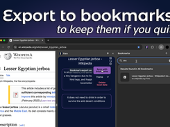 Faro bookmark export