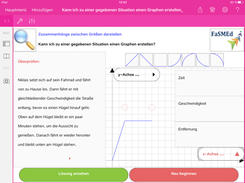 Überprüfen-Aufgabe des digtalen Tools zur Selbstdiagnose und -förderung