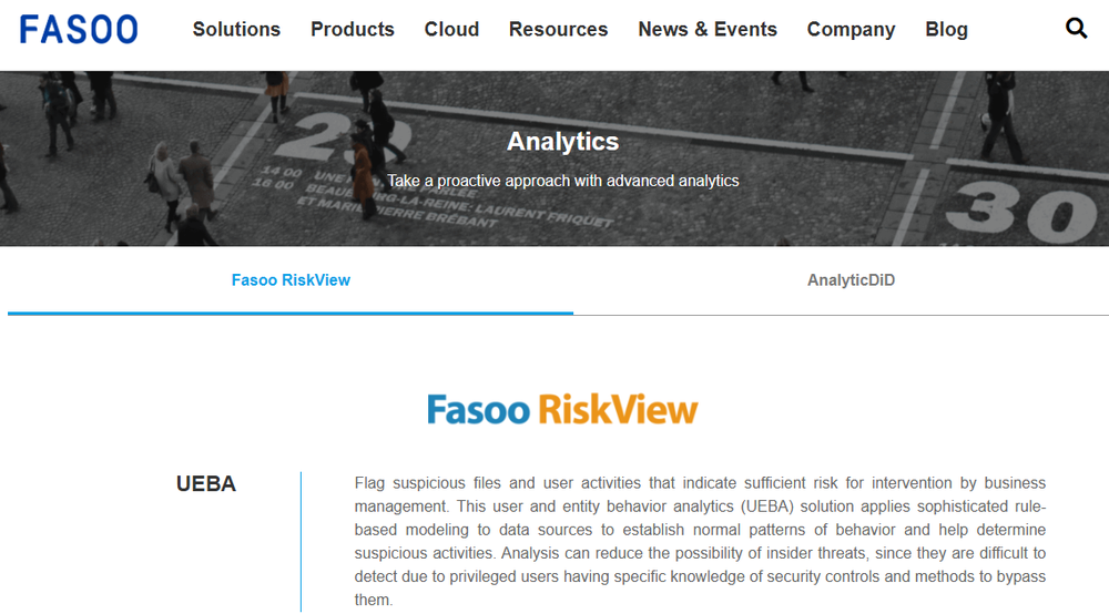 Fasoo RiskView Screenshot 1