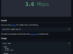 Fast-CLI Screenshot 1