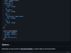 fast-json-stringify Screenshot 1