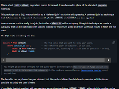 Fast Paginate for Laravel Screenshot 1