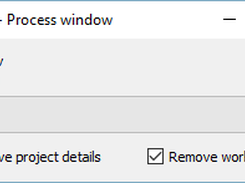 Fast Forward process screen