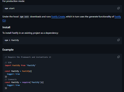 Fastify Screenshot 1