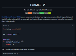 FastMCP Screenshot 1