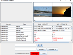 Compare metadata in several files. Edit like a spreadsheet.