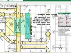 FastDUCT Takeoff Screen with Quickpick 