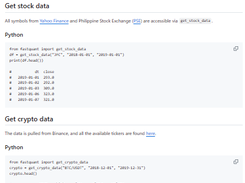 fastquant Screenshot 1