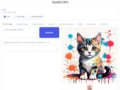 FastSD CPU Screenshot 1
