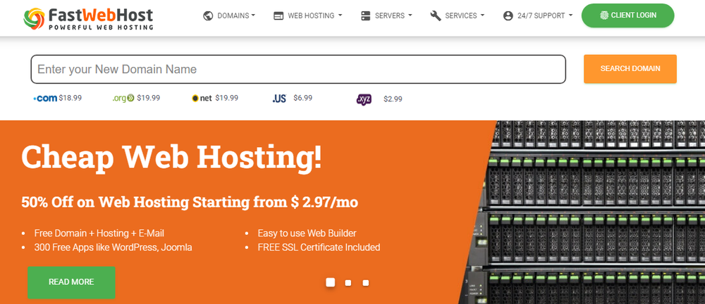 FastWebHost Screenshot 1