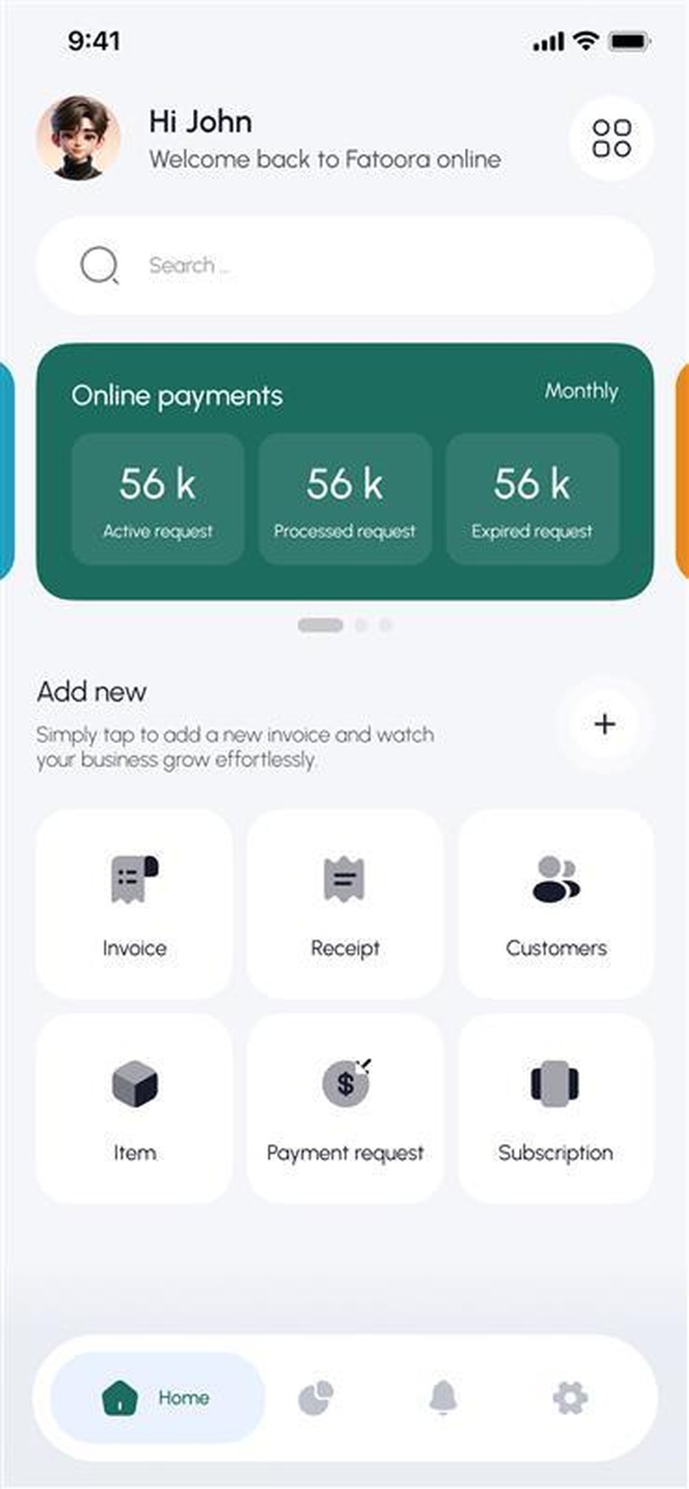 Dashboard Mobile