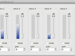 Step 4 : the resulting 8 channels stereo mixer