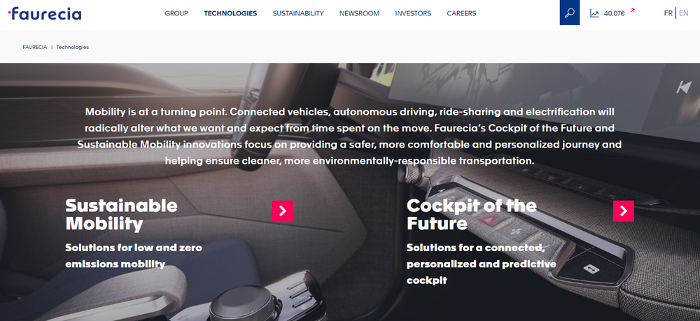 Faurecia Screenshot 1