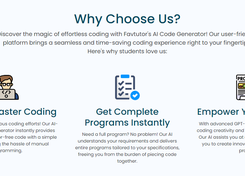 Favtutor AI Code Generator Screenshot 1