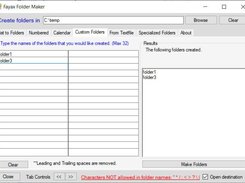 Custom Folders Tab