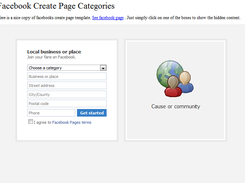 Facebook Category Page