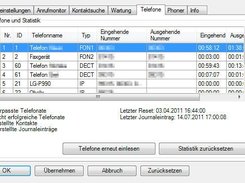 Einstellungen: Telefone