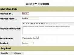 Modifing register