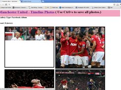 New Google Chrome tab with photo album being generated