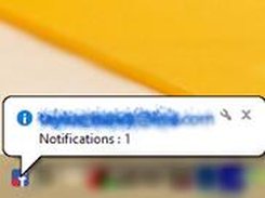 tray tip notification automatically appears on new notifications, messages or friend requests