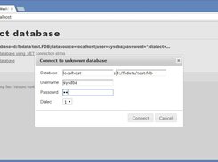 Connecting to database witch isn't in configuration file
