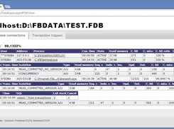Current attachments to database and their transactions