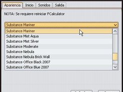 Ventana de Opciones - Substance Mariner