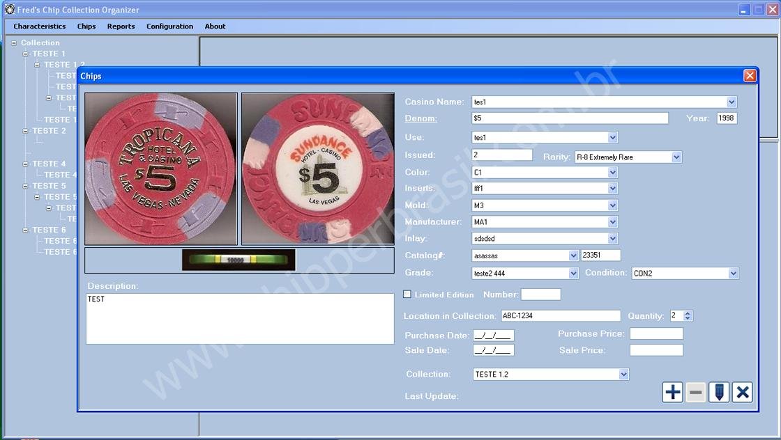 Casino Chip Collecting Software